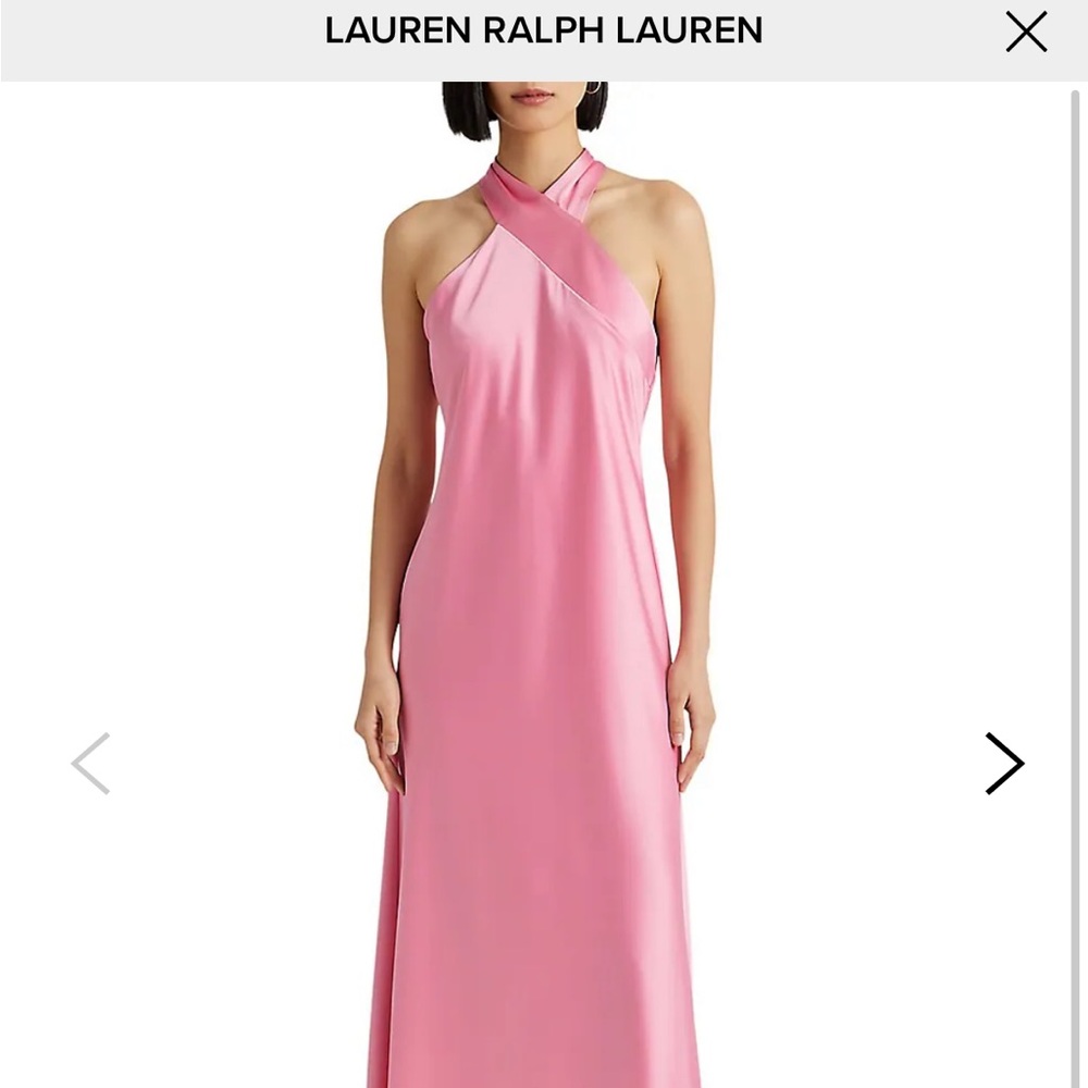 Brand new Ralph Lauren  pink cocktail dress size 12